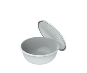 Миска "Шарм" 2,3л с/кр Серый (30)