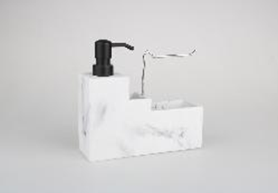 Дозатор для мыла многофункциональный "Marble", полирезина
