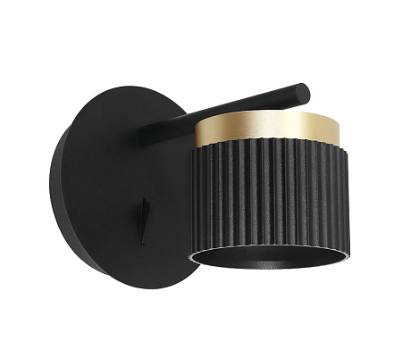 Настенный светильник WOLTA WSL-GX53/W19BG MUSE под лампу GX53 Черный/Золото (20)