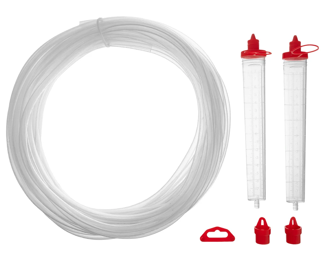 Гидроуровень,удлиненная колба, рельефная градуировка, 25м// Matrix