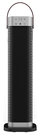 Обогреватель-колонна черный с ПДУ 16x16x52.6см