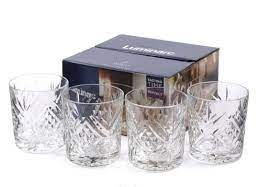 Набор стаканов низких для виски ВРЕМЯ ДЕГУСТАЦИЙ 4шт 300мл