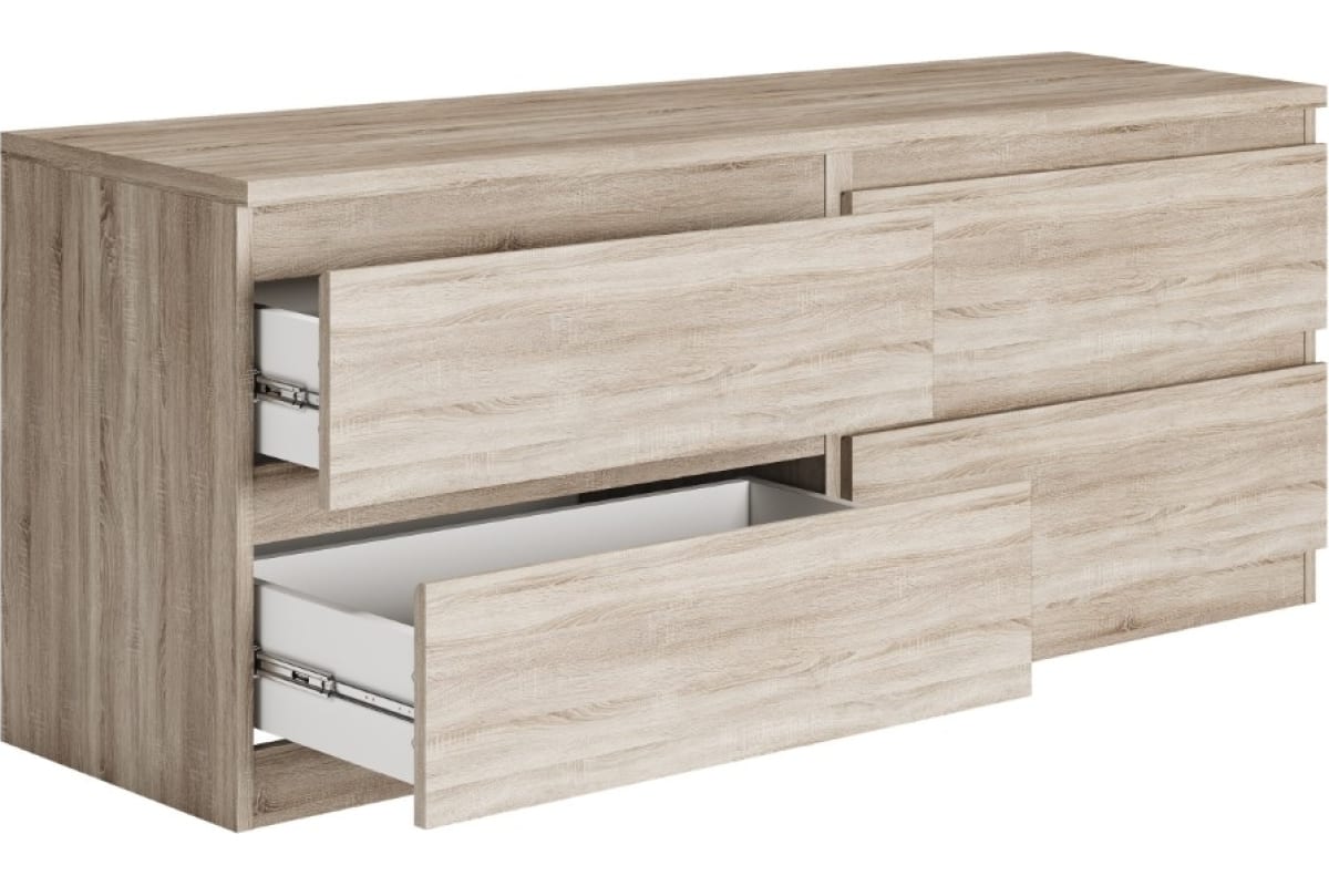 Тумба КАСТОР 4 ящика RU сонома