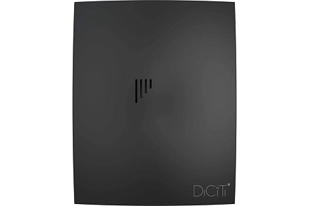 Вентилятор накладной BREEZE D125 обр.клапан Matt black DICITI (10)
