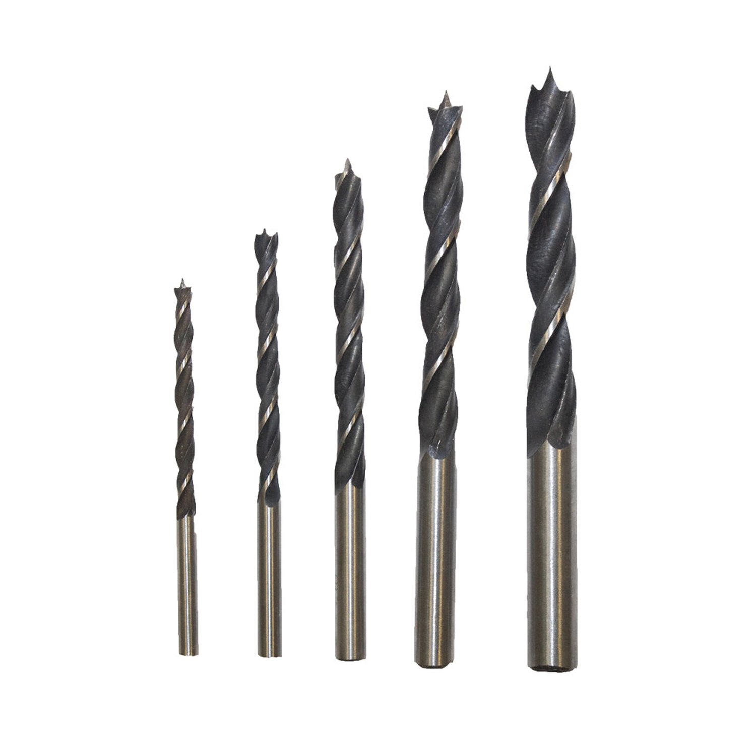 Набор сверел по дереву, 5шт.(4,5,6,8,10мм), FIT