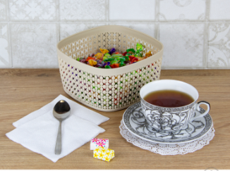 Сухарница "Пирула" 170*90мм Латте  (20) М1219