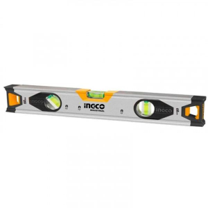 Уровень 600мм алюм.магнит 3 глазка короб INGCO HSL38060М (50)