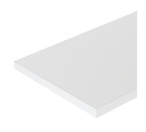 Деталь мебельная 1200х600 Белый Матовый 1850 ( с кромкой ПВХ 0,5мм) (1)
