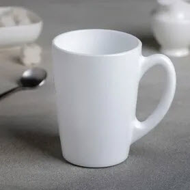 Кружка С ДОБРЫМ УТРОМ белая 320мл