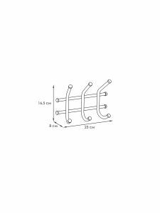 Вешалка "Норма 3" (Белый) (1)
