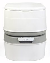 Портативный биотуалет 20 л/18 л 46*38*44см, белый