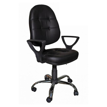 Кресло Престиж Polo (Н) м.чер. п.Гольф Пятилучие Колесо для пятилучия Коробка фирм