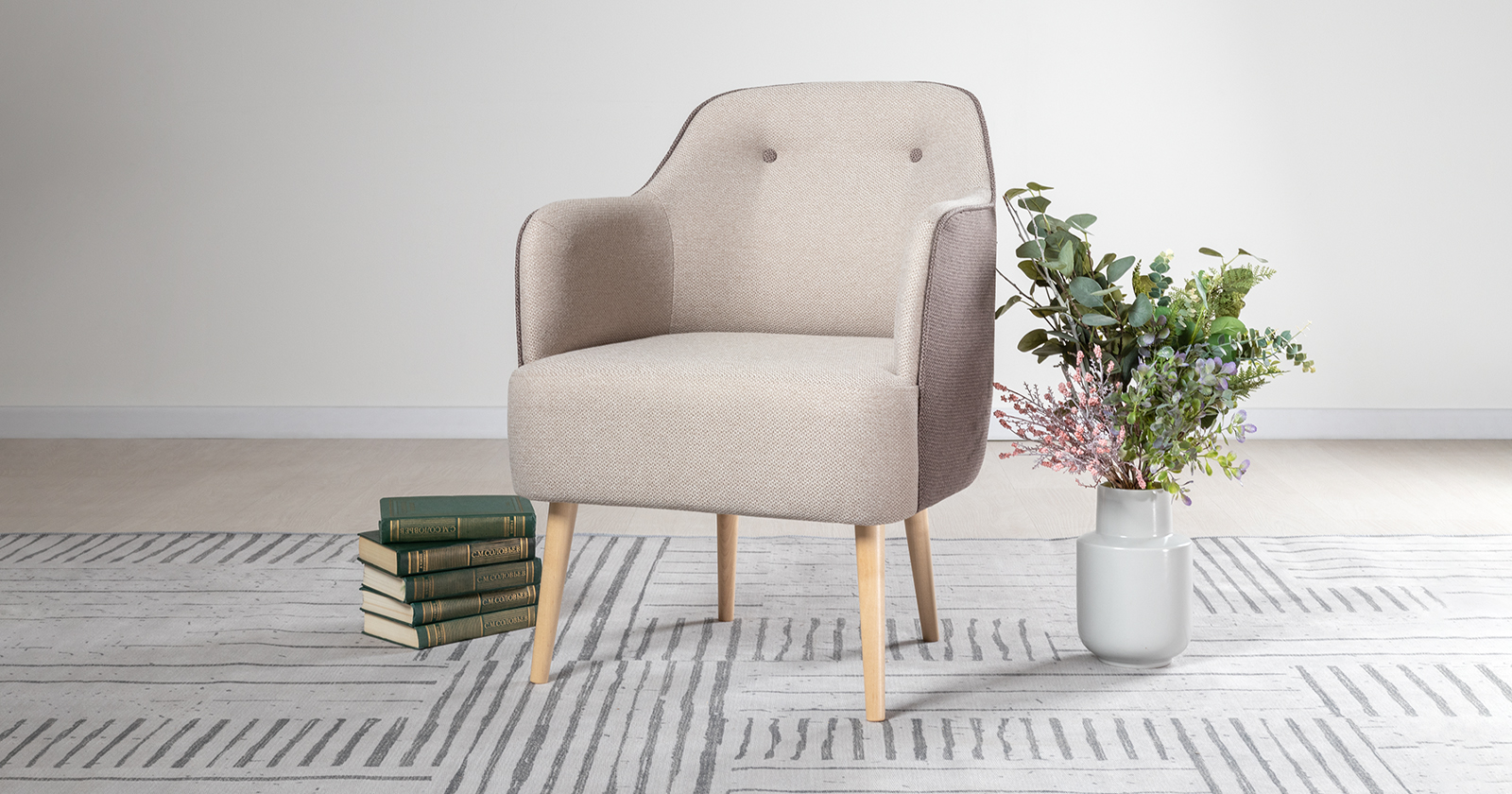 Кресло для отдыха Алекса Арт. ТК 467 Сага латте (молочный кофейный), Сага браун (бронзовый)