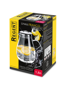 Кувшин 1,8л с фильтр-пробкой Linea FRANCO