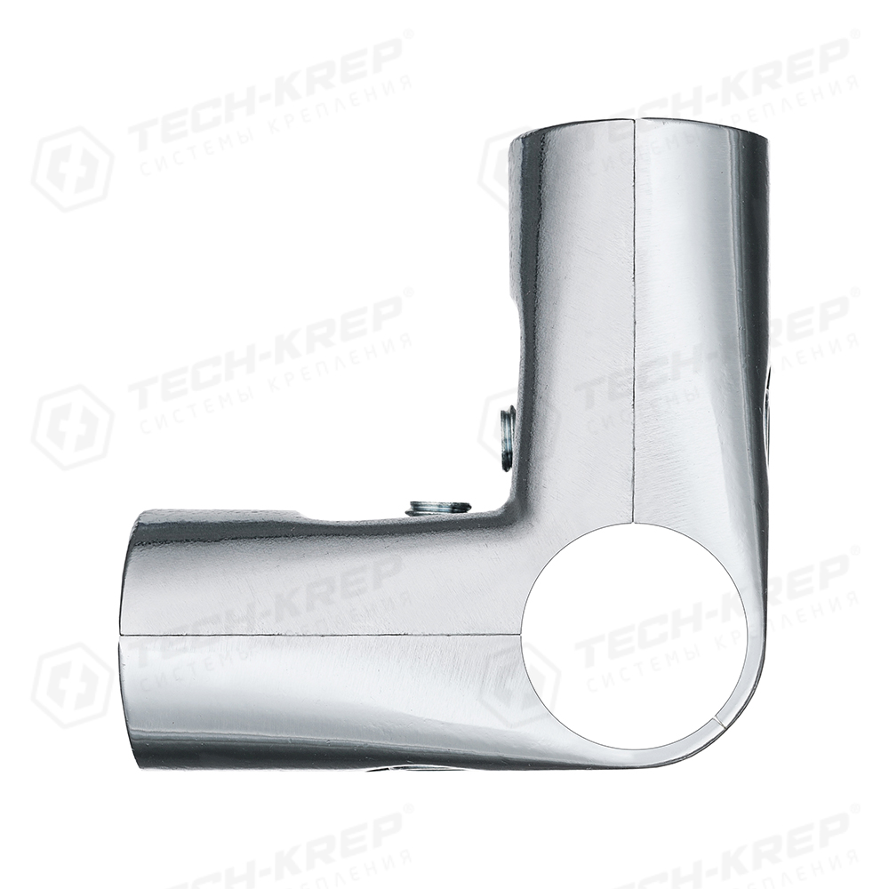 Соединитель 3-х труб угловой Tech-Krep, хром (1 шт) (5)