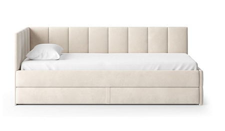 Диван-кровать  АСТРА 200х090 тк. Бежевый (Ultra Beige)	