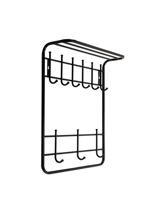 Вешалка- 2х ярусная 60см цвет черный
