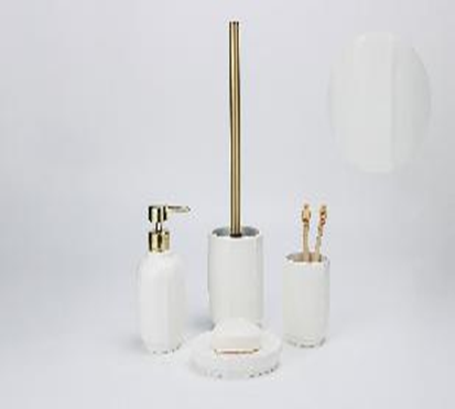 Набор аксессуаров для ванной  Lux 4 пр. керамика