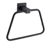 Кольцо для полотенца Zenfort коллекция "Квадро", черный