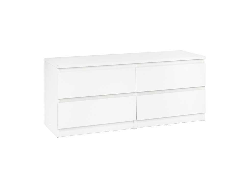 Тумба КАСТОР 4 ящика  RU белая