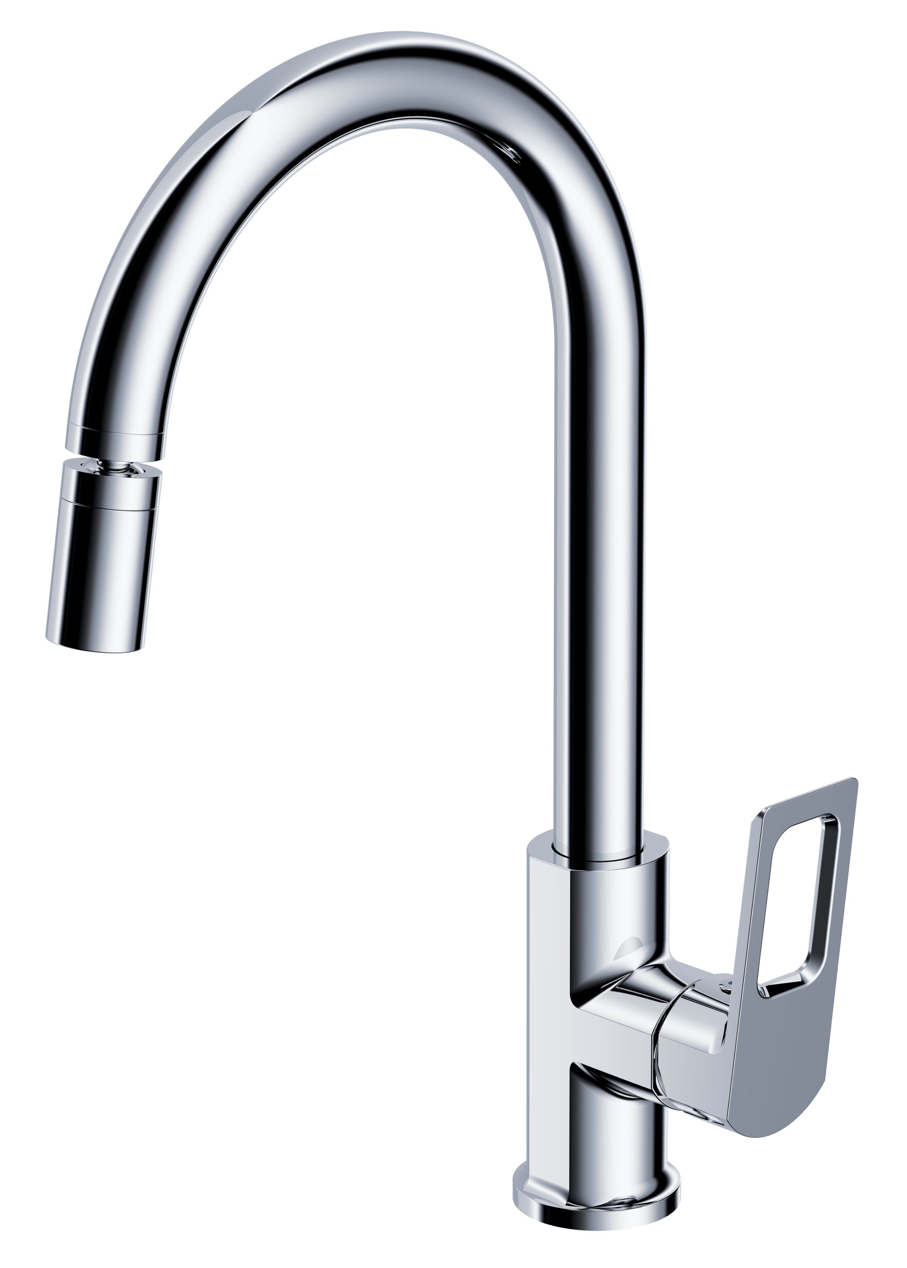 Смеситель для кухни Surf, с аэратором на шарнире арт. SF519AR, VODA