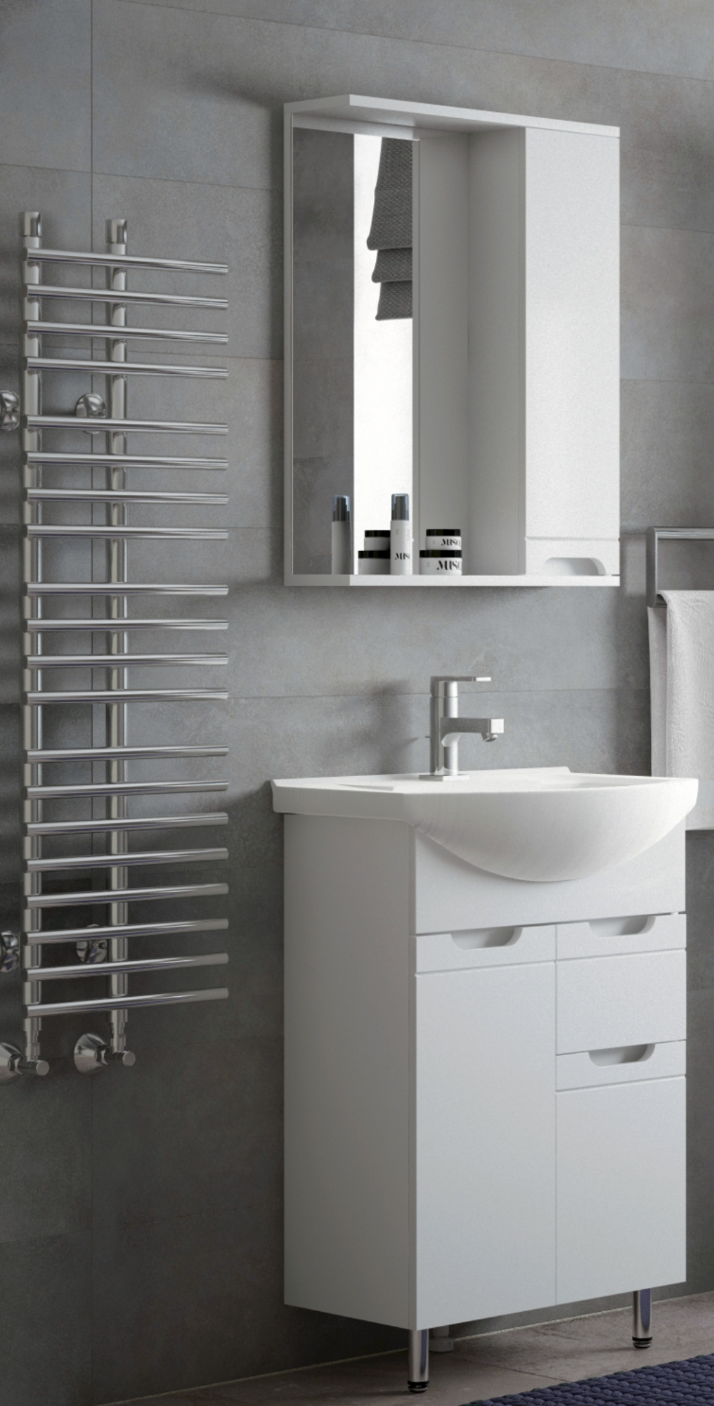 Шкаф-зеркало Лея 50 (1)