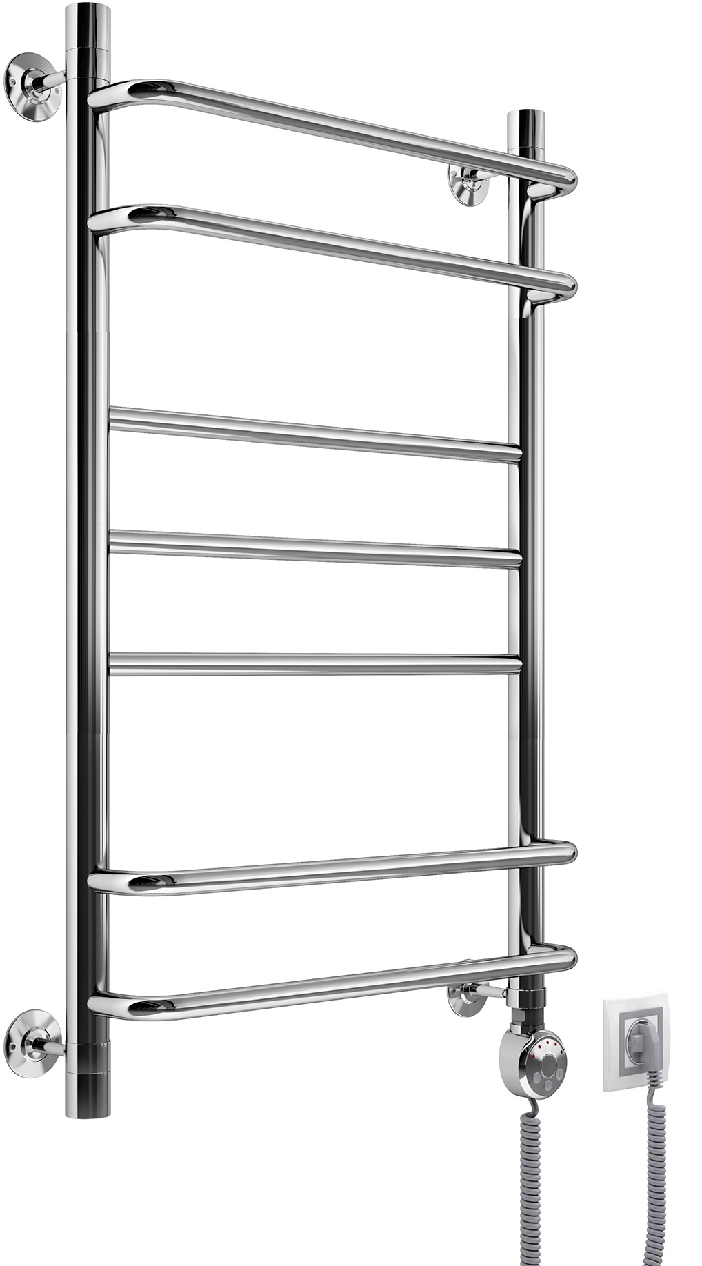 Полотенцесушитель электро В9/10 80*50 скрытый монтаж, подкл. правое, таймер(_1_)