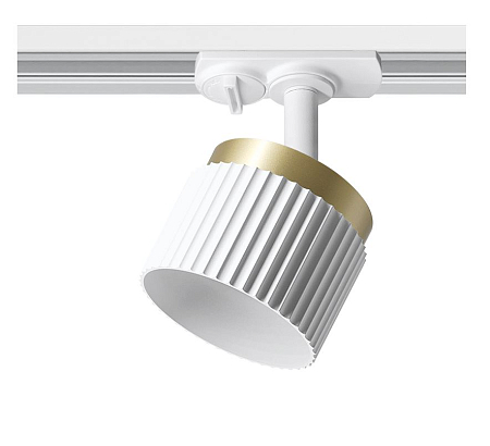 Трековый светильник WOLTA MUSE под лампу GX53 Черный/Золото Белый/Золото (50)