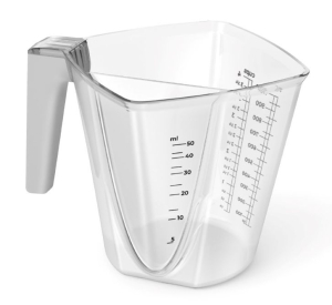 Кружка мерная 1,0л Omni Светло-серый (12)