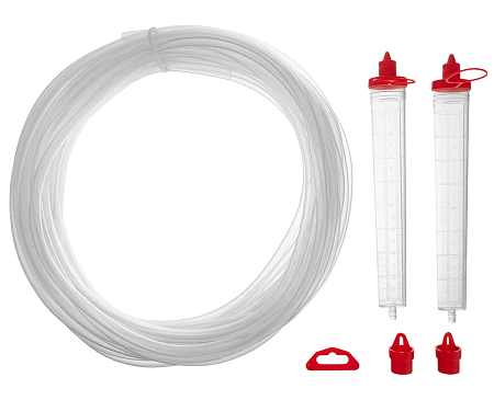 Гидроуровень,удлиненная колба, рельефная градуировка, 25м// Matrix