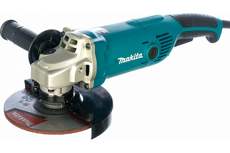 УШМ,ф150 Makita1050Вт,10000об\м,2.3кг,кор,муфта SJS,фикс вкл-ля,шлиф диск