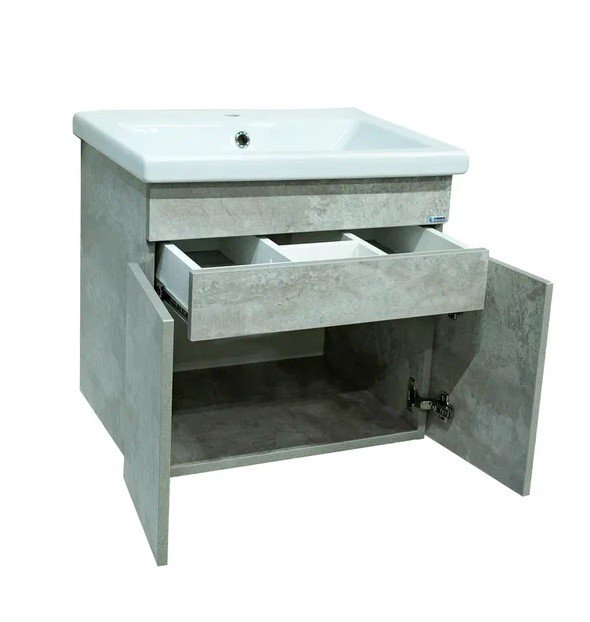 Тумба Крит 60 бетон + ум. COMO 60 (1)