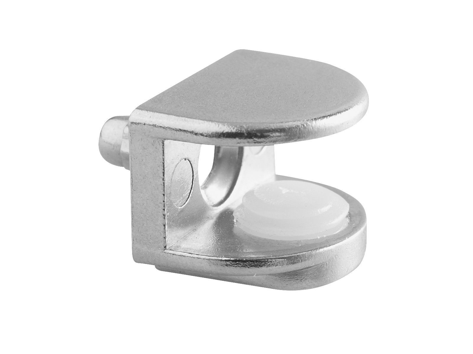 Стеклодержатель П-обр. на бобышке, никель (2 шт) (10)