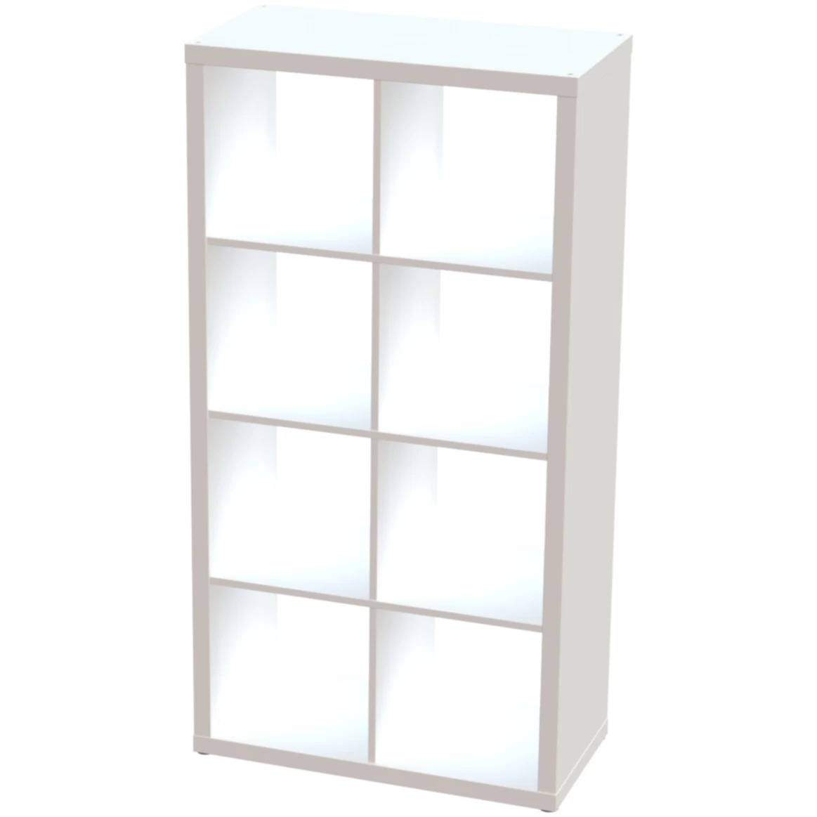 Стеллаж Фора 8 (77х147х38, белый)