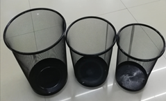 Ведро д/мусора 8л офисное металл