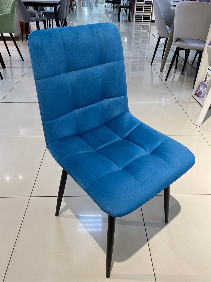 Кресло ТИФФАНИ, велюр СЕВЕН 115 бирюза