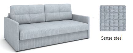 Диван Мадрид 22 еврокнижка Sense steel