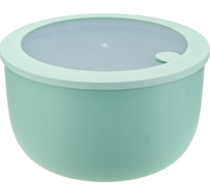 Миска д/СВЧ 3,6л с/кр "Нео" герметич. Фисташковый (12) М1327