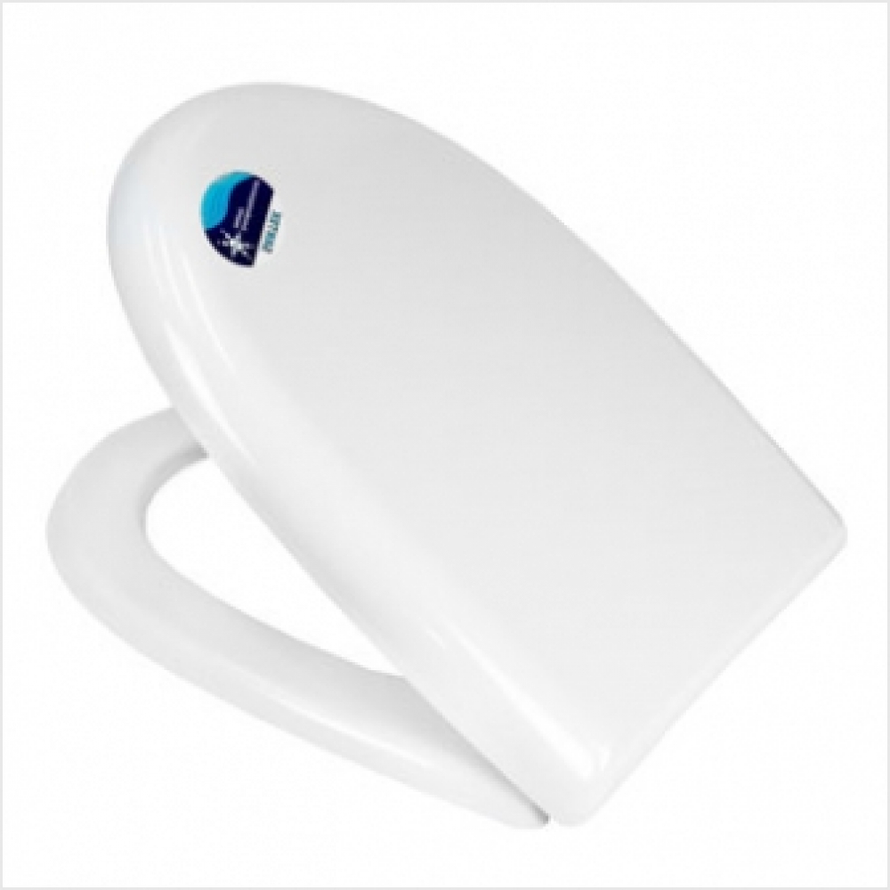 Сиденье для унитаза бел. жесткое "Бореаль" Микролифт (8)