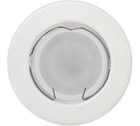 Светильник встраиваемый под лампу MR16 белый выпуклый (SBL-08WH-MR16)/100(__)