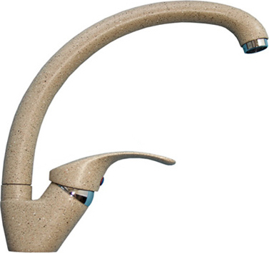 Смеситель ULGRAN для кухни U-007 песочный - 302(__)