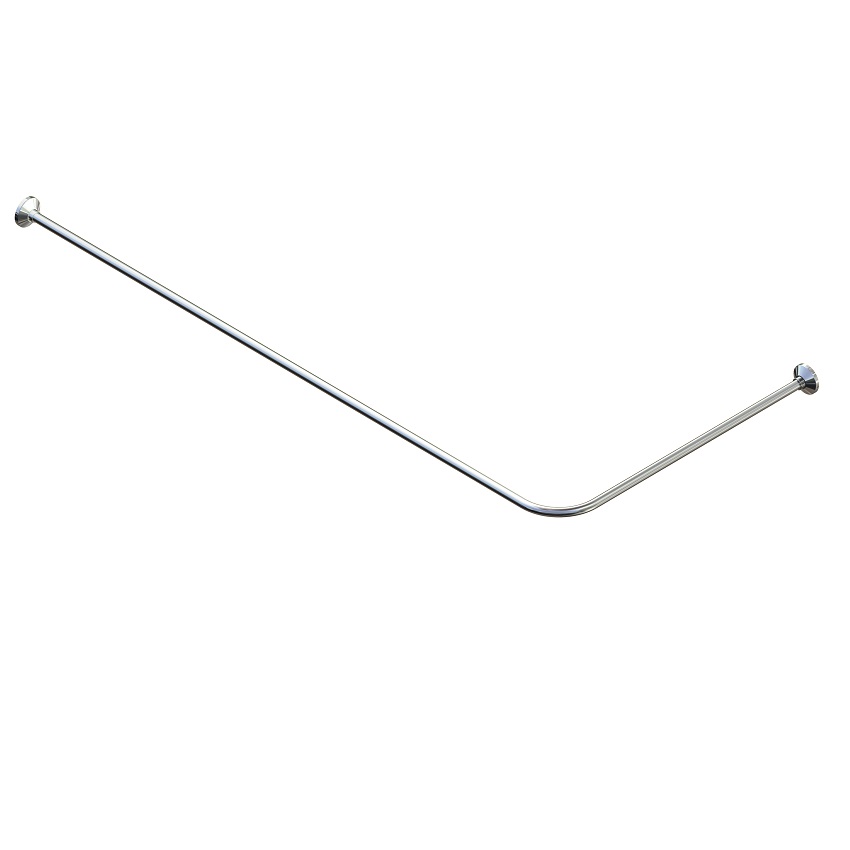 Карниз для ванны Г-образный  900х900 труба Д=18 мм.(_1_)