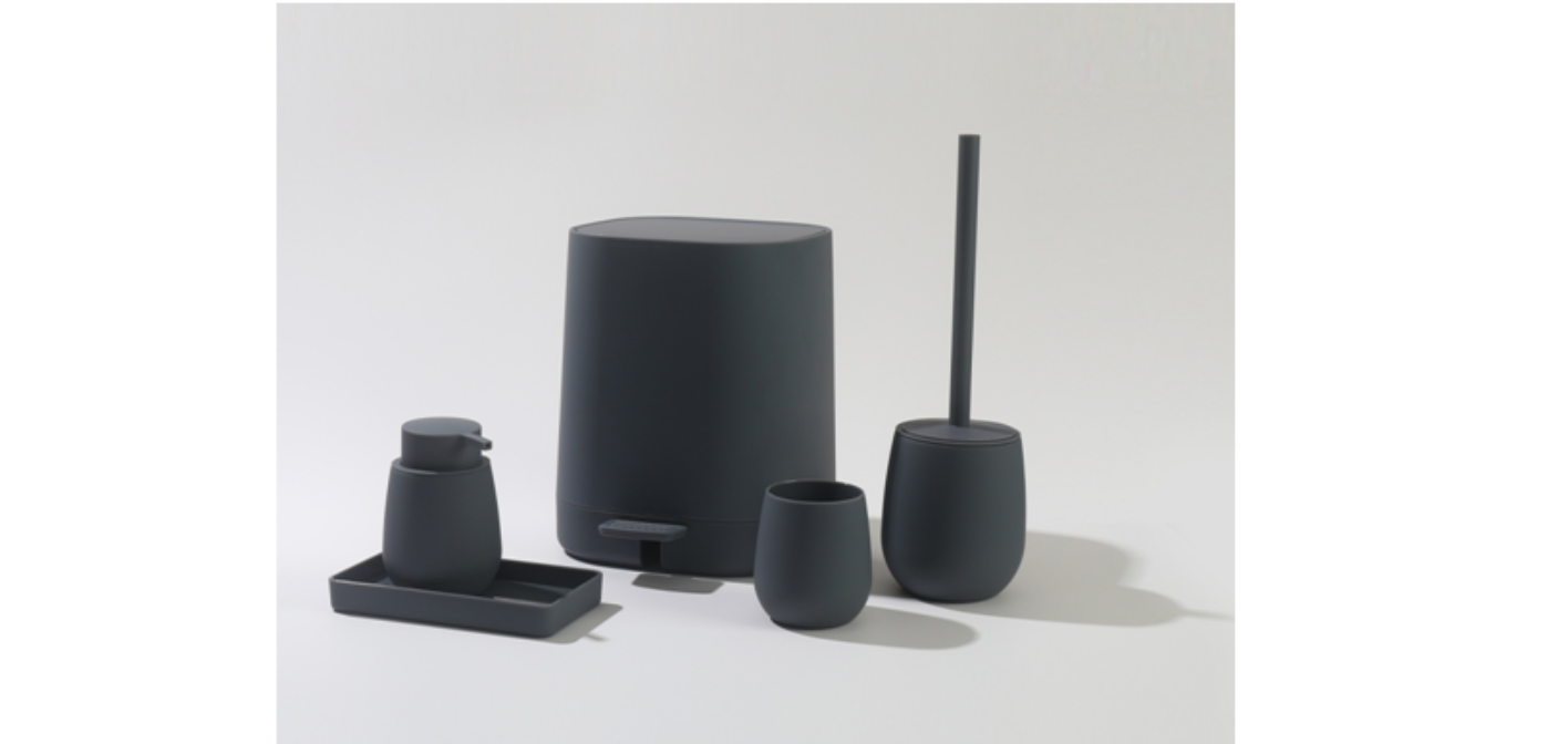 Ведро д/мусора серое