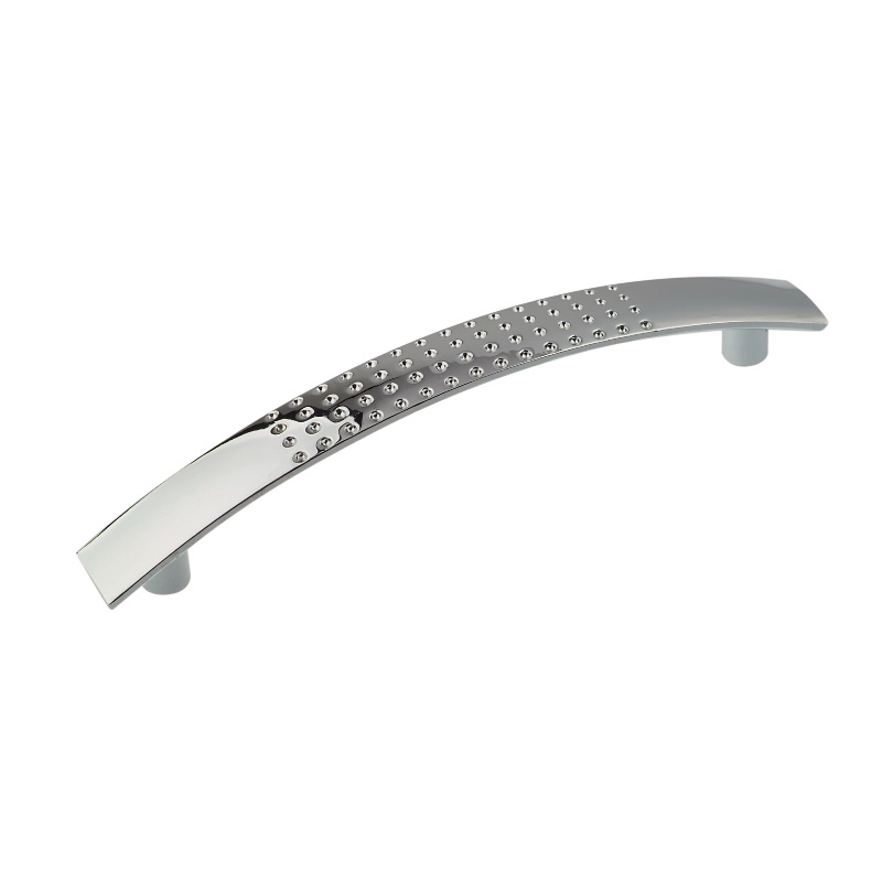 Ручка-скоба мебельная 14.174.02 "ZY-9А" 96мм, хром (50)