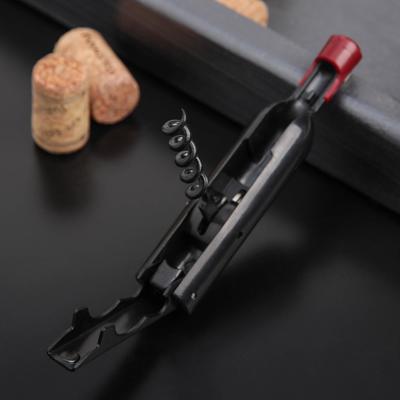 Штопор «Бутылка», 12×2,5 см, цвет чёрный