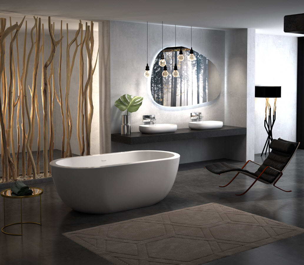 Акриловая ванна BELBAGNO BB13-1700, 1700x790x580