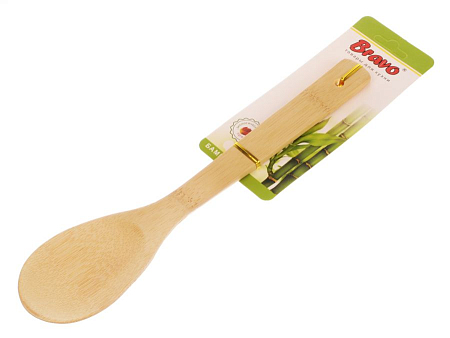 Ложка, 30*6см, бамбук BRAVO