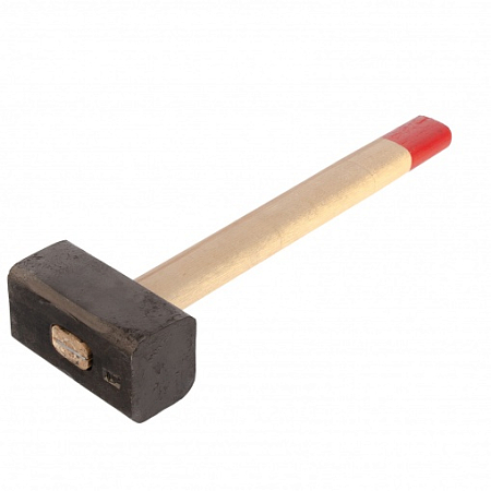 Кувалда, 3000 г, кованая головка, деревянная рукоятка 380 мм // Сибртех (10)