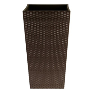 Кашпо "Ротанг" 320*320*565мм вставка 18,0л Коричневый Ротанг (3) М3084