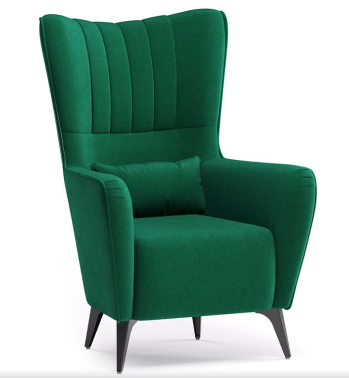 Кресло для отдыха Феличе (Арт. ТК 529 Velutto 33 (темно-зел), Velutto 33 (темно-зел)